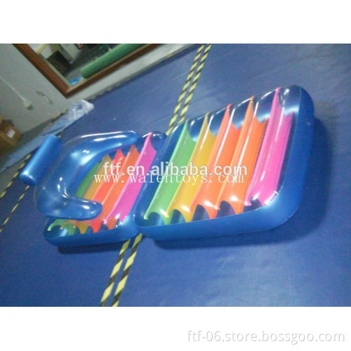brand promotion factory price overwater inflatable mattress,Inflatable water deck chair